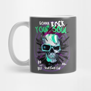 Skull Punk Rock Your Soul Mug
